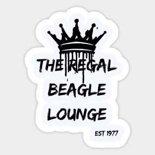 Regal Beagle lounge T-Shirt Sticker